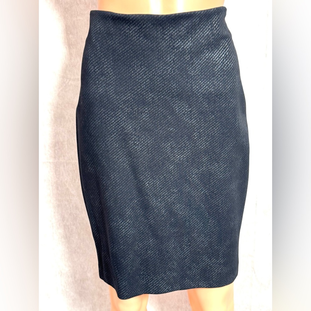 Nicole Miller Black Midi Pencil Skirt for Cocktail